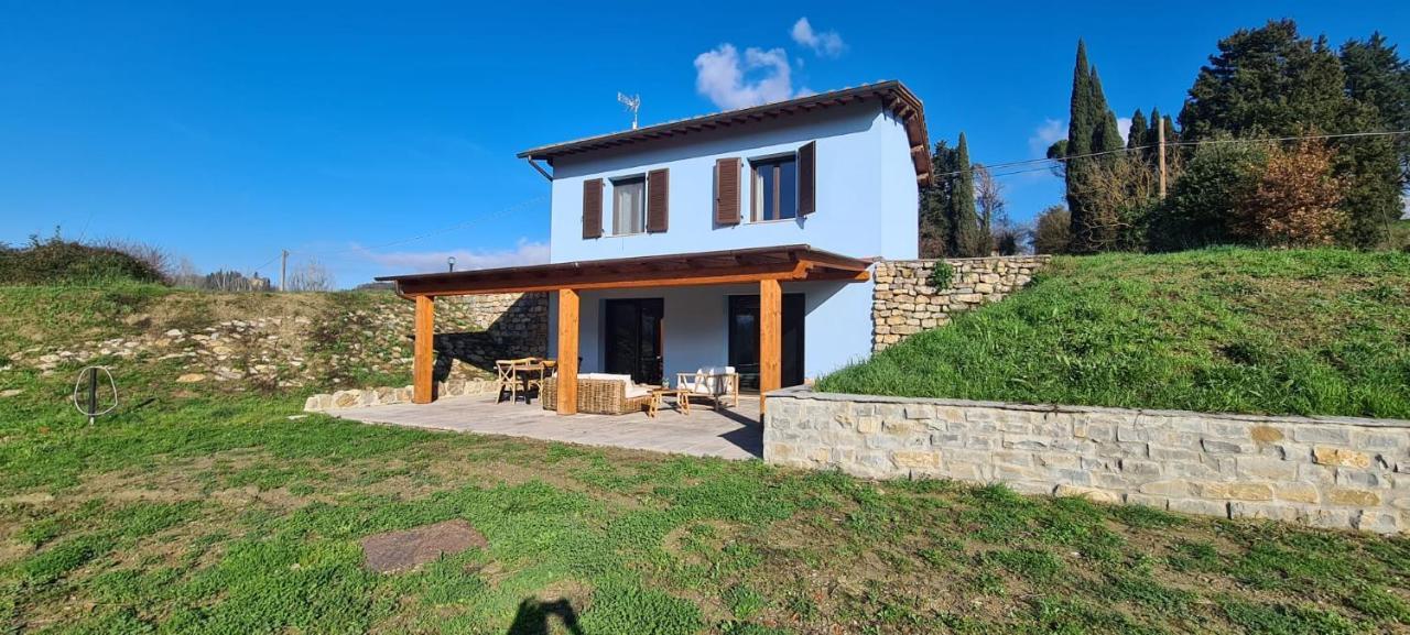 Villa Azzurra Immersa Nel Verde Tra Firenze, Arezzo E Siena แตร์รานูโอวา บราชโชลีนี ภายนอก รูปภาพ